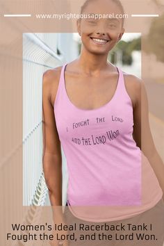 Discover the unbeatable comfort and fashion-forward style of our Racerback Tanktop. Designed to keep you cool and comfortable, this top is perfect for everything from hardcore workouts to casual outings. #tanktop #atheletic #pink #jesus #prayer #faith #jesuschrist #christianapparel #godislove #church #god #holyspirit #jesussaves #christian #grace #TeamJesus #worship #gospel #cross #truth #pray #believe #jesuslovesyou #hope Hardcore Workout, Womens Tank, Racerback Tank, San Jose