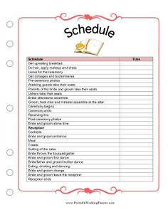 a printable schedule for students to do their work on the school day, including schedules