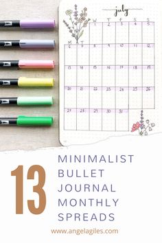 These Beautiful 13 Minimalist Bullet Journal Monthly Spreads are perfect for the person who likes simple, classy bujo inspiration. These adorable layouts are a collection of great deas that you will want to try out! Stylish planners are the best for 2021! Dot Journal Monthly Layout, Bujo Calendar Monthly, Journal Outline, Bujo Monthly Spread Ideas, Bullet Journal Ideas Monthly Layout, Journal Ideas Monthly, Monthly Layout Bullet Journal, Bullet Journal Outline, Bullet Journal Monthly Layout