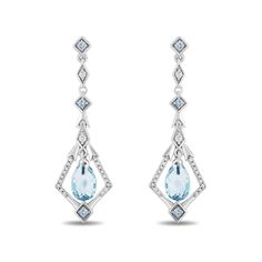 Disney Elsa Inspired Diamond Earrings in Sterling Silver 1/8 CTTW | Enchanted Disney Fine Jewelry Diamond Earrings Online, Enchanted Disney, Enchanted Disney Fine Jewelry, Diamond Earrings For Women, Disney Fine Jewelry, Princess Earrings, Silver Jewellery Online, Bridal Jewelry Collection, Solitaire Earrings