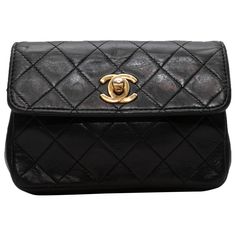 Black Chanel Mini Quilted Crossbody Bag. This crossbody bag features a quilted leather body, gold-tone hardware, a single chain-link and leather convertible strap, and a front CC flap closure. 5.5" L x 4" H x 2" D, 22" shoulder strap drop. Chanel Mini, Quilted Crossbody Bag, Mini Quilt, Quilted Leather, Fashion Handbags, 4 H, Purses Crossbody, Chain Link, Messenger Bag