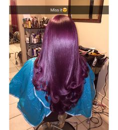 Plum Color Hair, Plum Colored Hair, Purple Plum Hair, Burgundy Purple Hair, Blue Hair Character, Cherry Purple Hair, Plum Curly Hair, Violet Red Hair, Grape Hair Color Dark Purple