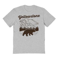 He'll love the look and feel of this Men's Country Parks Yellowstone Graphic Tee. He'll love the look and feel of this Men's Country Parks Yellowstone Graphic Tee. FEATURES Crewneck Short SleevesFABRIC & CARE Cotton Machine wash Imported Size: XXL. Color: Grey. Gender: male. Age Group: adult. Country Park, Tractor Supply, Color Sand, Graphic Tee Shirts, Mens Graphic Tee, This Man, Casual Wardrobe, Tractor, Graphic Tee