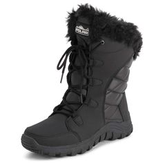 PRICES MAY VARY. UPPER: Constructed using high quality premium materials making them more comfortable and durable. Available in a variety of upper prints including plain quilted and on trend camouflage, all Available in an array of fashionable colours. FULLY FUR LINED: Premium grade faux fur is lined throughout these boots from top to toe increasing comfort and acting as insulation for your feet. Being fully fur lined increases the boots capacity to retain heat whilst providing long lasting comf Duck Rubber, Duck Boot, Snow Rain, Outdoor Boots, Winter Snow Boots, Duck Boots, Waterproof Boots, Black Leather Boots, Winter Wardrobe