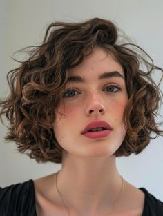 Super Short Curly Bob, Bob Cut Curly Hair, Short Blonde Curly Hair, Short Bob Curly, Baby Lights