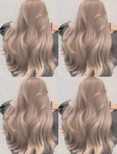 Milk Beige Hair Color Korean, Light Milk Tea Hair Color, Hair Colour Korean, Light Ashy Blonde Hair, Blonde Ash Hair, Milk Tea Hair Color, Korean Hair Dye, Korean Hair Color