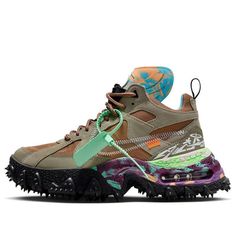 Nike x OFF-WHITE Air Terra Forma 'Archaeo Brown' DQ1615-200 Y3 Shoes, Garbage Core, Sneaker Head Men, Uptown Funk, Frog Illustration, Nike Boots, Shoe Designs, Limited Edition Sneakers, Mens Cowboy