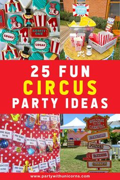 25 fun circus party ideas for kids