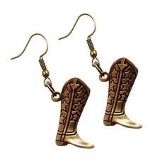 PRICES MAY VARY. Design: 1 pairs western west cowgirl texas countryside style, cowgirl boots with Spurs symbolize wild enthusiasm and freely. If you pursue a retro style cowgirl fashion, this boot spur earrings will be ideal choice. Serviceable and Lasting: these country earrings for women are made of quality alloy, reliable and solid, not easy to deform, tear or break, lightweight and comfortable to wear; The surface adopts a delicate electroplating process, which can keep its luster after long Texas Countryside, Women Cowboy Hat, Country Earrings, Earrings Cool, Countryside Style, Electroplating Process, Halloween Parade, Cowgirl Fashion, Cowgirl Jewelry