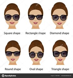 Women Face Shapes, Glasses For Oval Faces, Womens Sunglasses Face Shape, Face Shapes Guide, Diy Jewelry To Sell