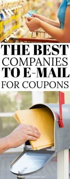 the best companies to e mail for coupons are you looking for one? check out this list