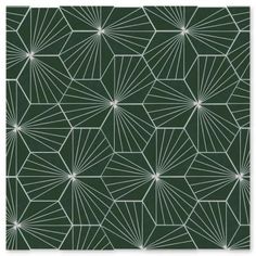 an abstract pattern in green and white