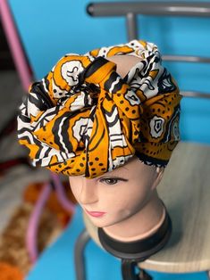 Head Wrap ,African Cloth ,Turban ,African Head Wrap, Head Scarf, Africa - Afrikrea Bad Hair Day