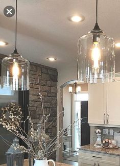 a kitchen filled with lots of counter top space