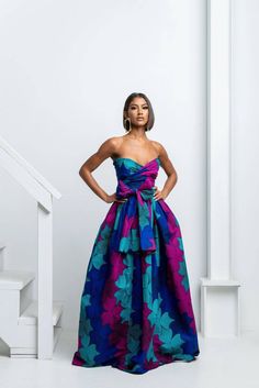 Ankara Infinity Dress, Ankara Wrap Dress, Maxi Dress Ankara, African Gowns, Ankara Maxi Dress, Dress Ankara, African Prom Dresses, Ankara Gown, African Inspired Clothing