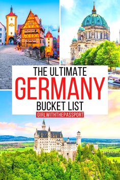 The Ultimate Germany Bucket List + Secret Expert Tips Best Cities In Germany, Germany Places, Germany Bucket List, Places To Visit In Germany, Germany Aesthetic, Europe Itinerary