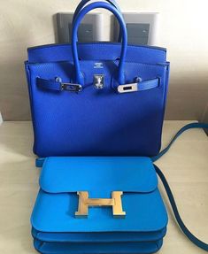 Electric Background, Hermes Wishlist, Blue Birkin, Purse Closet, Hermes Blue, Full Blue, Colors For Spring, Fashion City, Blue Electric