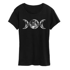 She will love showing off her style with this Women's Full Moon Phases Graphic Tee. FEATURES Short sleeves CrewneckFABRIC & CARE Solid Color: Cotton ; Heather Colors: Cotton/Polyester Machine wash Imported Size: Small. Color: Black. Gender: female. Age Group: kids. Fitted Black Tops With Moon Print, Black Short Sleeve Top With Moon Print, Trendy Black Top With Moon Print, Full Moon Phases, How To Show Love, Moon Phases, Full Moon, Her Style, Fabric Care