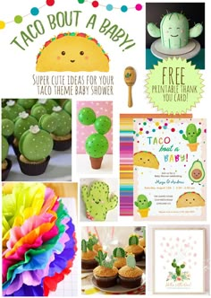 taco bout a baby printables and party ideas for your child's birthday