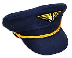 BTS-NA 3700 - Pilot Cap - Discount Novelties and Toys Novelty Costume Cap Hat, Novelty Blue Adjustable Costume Accessories, Blue Adjustable Novelty Costume Accessories, Blue Novelty Costume Accessories Adjustable, Adjustable Cap For Costume, Adjustable Costume Cap, Adjustable Blue Cap Costume Hats And Headpieces, Blue Adjustable Cap-style Costume Hats, Pilot Wings