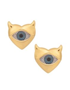 0S8CAfpRcg Luxury Clip-on Earrings For Gift, Luxury Gold Earrings With Diamond Eyes, Feeling Loved, Vivienne Westwood, Tiara, Fashion Statement, Unique Style, Gold