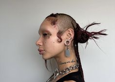 Cyberpunk Hairstyles, Locs, Hair Inspo, Cyberpunk, Body Art, Braids, Hair Color, Hairstyles, Hair Styles