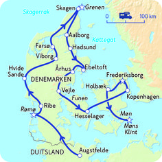 a map showing the route from stockholm to skaerfjet, sweden and norway