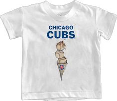 Chicago Cubs Fans, Teddy Boys, Shirt And Pants, Chicago Cubs, Mommy And Me, Game Day, Tshirt Logo, Mlb, Knitted Hats