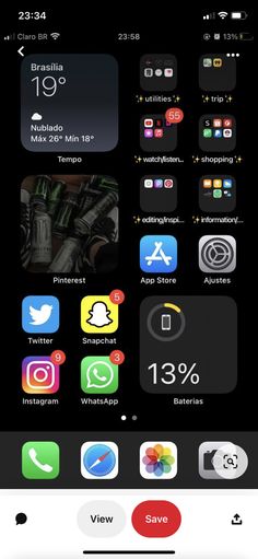 an iphone showing the home screen and icons