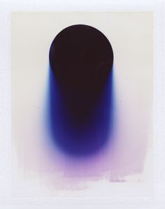 an image of a black object in the middle of blue and purple colors on a white background