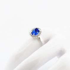 Here is the pretty Ovalia ring... This classic but timeless style ring is made up of a 925 silver ring and a superb blue oval-shaped Swarovski crystal ("Sapphire"). The multi-faceted crystal is set with prongs, allowing it to capture and reflect light from all angles. The combination of 925 silver and Swarovski® crystal makes this a timeless piece that will add a touch of color and sparkle to your jewelry collection. Stone dimensions: 8 x 6 mm Also available in other colors. Your jewel will be d Formal Sterling Silver Crystal Halo Ring, Elegant Sapphire Birthstone Ring In Oval Shape, Formal Sapphire Crystal Ring With Halo Setting, Classic Sapphire Crystal Ring, Elegant Oval Crystal Ring With Halo Design, Classic Sapphire Crystal Ring For Formal Occasions, Classic Formal Sapphire Crystal Ring, Elegant Sapphire Crystal Ring In Cubic Zirconia, Oval Sapphire Birthstone Ring In Cubic Zirconia