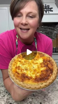 Dawn Arnold on Instagram: "Ham and Cheese Quiche"