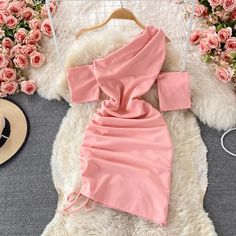 Materials: other Size: m, l Color: red, pink, white, black Prom Dresses Long Pink, Prom Accessories, Trendy Dress Outfits, Body Figure, Trendy Dress, Really Cute Outfits, Teenage Fashion Outfits, Girly Outfits, Slim Waist