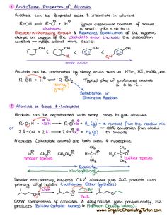 an image of some writing on paper with different types of chemical symbols and their names