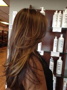 Amber Brown Highlights, Hair Color With Blonde Highlights, Hair Balayage Brunette, 10 Major Winter Hair Colors, Brown Hair Looks