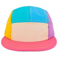 Cake Frosting 5 Panel Hat – Mokuyobi Functional Summer Snapback Hat, Functional Snapback Summer Hats, Retro Short Brim Hat For Travel, Retro Short Brim Travel Hat, Summer Functional Snapback Hat, Adjustable Six-panel Snapback Hat For Summer, Functional Adjustable Snapback Hat For Summer, Adjustable Functional Snapback Hat For Summer, Adjustable Snapback Hat With Flat Bill