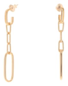 Sterling Silver 18K Gold Vermeil Elegance Ultrafine Drop Earrings Luxury Dangle Earrings With Cable Chain, Luxury Cable Chain Earrings, Luxury Dangle Earrings Tarnish Resistant, Luxury Chain Drop Earrings, Luxury Nickel Free Dangle Earrings, Pesavento Jewelry, Gold Vermeil, 18k Gold, Drop Earrings