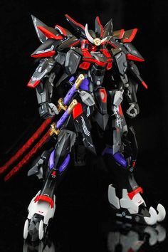 Blitz Gundam "Samurai" Custom Build Mecha Suit, Arte Cyberpunk