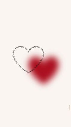 a red heart with words written in the shape of it on a white background that reads, i love you