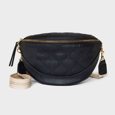 Deaigner Belt Bag, Trendy Saddle Bag With Zipper Closure For Everyday Use, Trendy Saddle Bag With Zipper For Everyday, Trendy Saddle Bag With Zipper For Travel, Trendy Travel Saddle Bag With Zipper Closure, Trendy Travel Saddle Bag With Zipper, Black Belt Bag, Trendy Belts, Cute Crossbody Bags