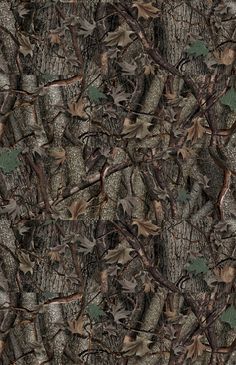 an image of a camouflage background that looks like it has been made out of real trees