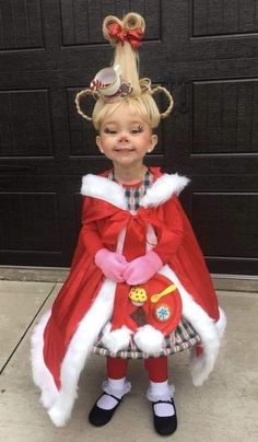 Halloween Coustumes, Baby Kostüm, Cindy Lou Who, Diy Kostüm, Cindy Lou, Fantasias Halloween, Family Halloween Costumes, Cute Halloween Costumes, Cute Costumes