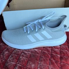 Nwt Adidas Cloud Foam Sz 9.5. Great Comfortable Shoe. Slip On Style With Tie. Adidas Slip-on Synthetic Running Shoes, Adidas Synthetic Running Shoes With Round Toe, Style With Tie, Adidas Torsion, Cloud Foam, Adidas Ozweego, Adidas Samba Og, Leopard Shoes, Pink Running Shoes