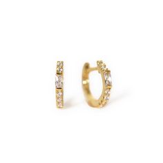 Cartilage hoop,Diamond huggie hoop earrings,14k/10k solid gold hoop earrings,baguette diamond huggies,cartilage earring,tiny hoop earrings DESCRIPTION -------------------- This earring Made with 14k/10K solid gold Minimalist style with Diamond G-H Color, Si Purity and high-quality Moissanite (VVS clarity) (Colorless). * Earring Size: → Earring gauge: 20 → Inner Diameter: 7mm → Outer diameter: 9mm * Moissanite Details: → Shape: Round+Baguette → Total Ctw: 0.48 → Color: Colorless → Clarity: VVS * Huggie Earrings With Baguette Diamonds For Gift, Gift Huggie Earrings With Baguette Diamonds, Everyday Hoop Earrings With Baguette Diamonds, Everyday Baguette Diamond Huggie Earrings, Small Hoop Huggie Earrings With Baguette Diamonds, Everyday Huggie Hoop Earrings With Baguette Diamonds, Baguette Diamond Huggie Earrings For Anniversary, Small Hoop Earrings With Baguette Diamonds For Gift, Everyday Yellow Gold Huggie Earrings With Baguette Diamonds