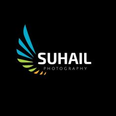 the logo for suah photography, which is designed to look like a bird's wings