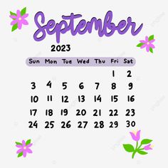 a calendar with flowers on it for the month of november, and an image of a flower