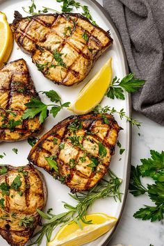 Grilled Swordfish Recipe Mushroom Bruschetta Recipe, Baked Swordfish, Herb Marinade, Fish Grill, Grilled Swordfish, Swordfish Recipes, Easy Roast Chicken, Delicious Low Carb Recipes, Jambalaya Recipe