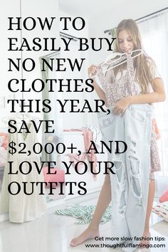 So you want to try a sustainable fashion, no-buy year? With these tips & resources, you won’t miss the mall or online shopping. The planet & your wallet will thank you. It's all about mending & repairing, trying clothing swaps, checking out thrifting & secondhand clothing, renting, & trying capsule wardrobes. #nobuyyear #vintageoutfits #summeroutfits #outfitsaesthetic #sustainablefashion #slowfashion #sustainablefashion #capsulewardrobe #capsulewardrobesummer Budget Hacks, Clothes Swap