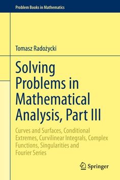 a book cover with the title, solve problems in math