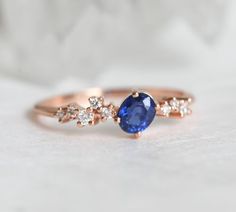 for reference on jewelry Sapphire Cluster Ring, Cute Promise Rings, Diamond Ring Unique, September Birthstone Ring, Ring Blue Sapphire, Blue Sapphire Diamond Ring, Blue Sapphire Engagement Ring, Ceylon Blue Sapphire, September Birthstone Rings